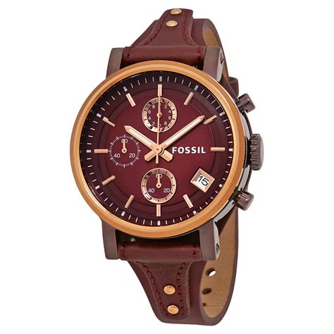 fossil original boyfriend chronograph watch